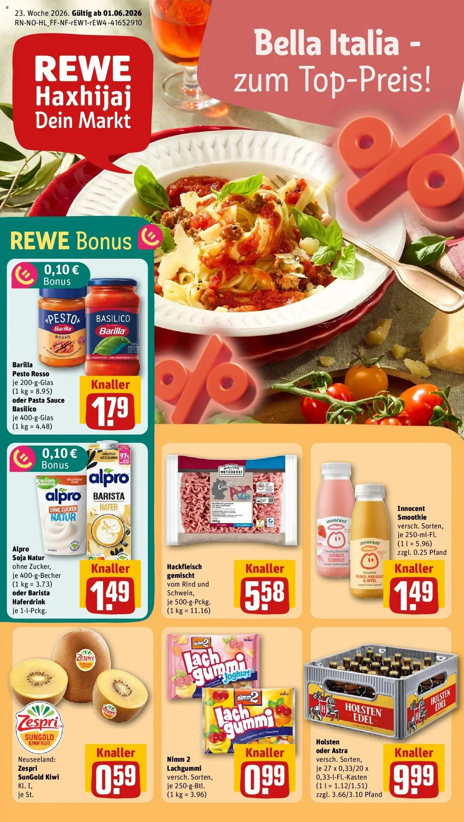 Vorschau von dem Prospekt des Geschäftes Rewe, gültig ab dem 01.06.2026