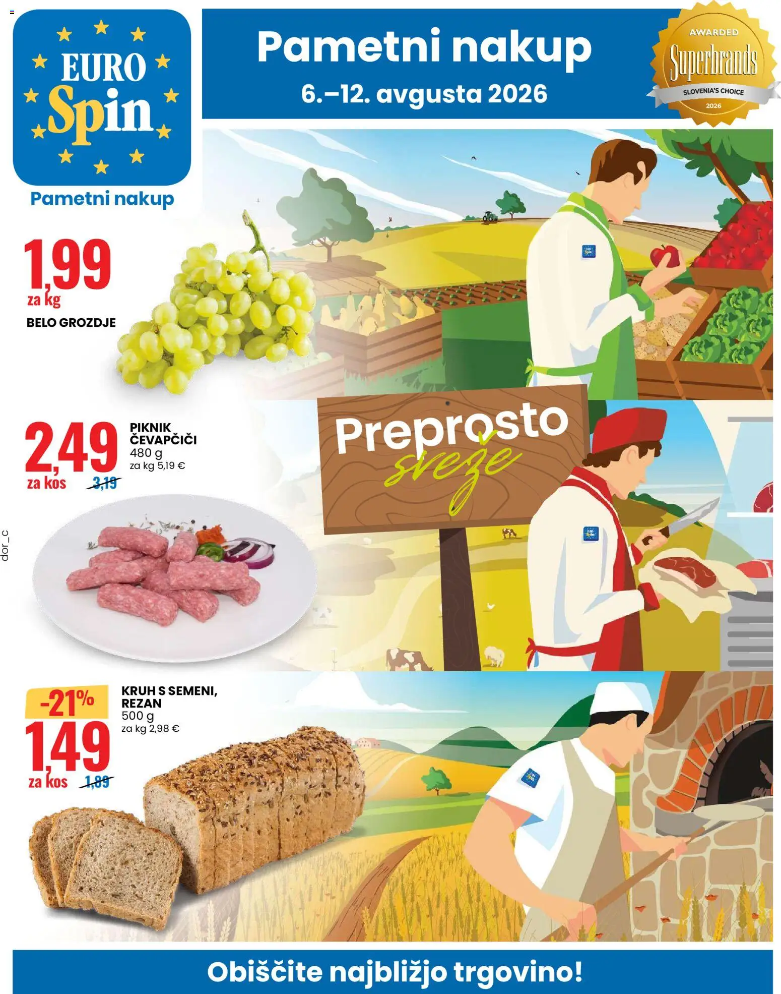 Predogled kataloga iz trgovine Eurospin veljaven od 06.08.2026