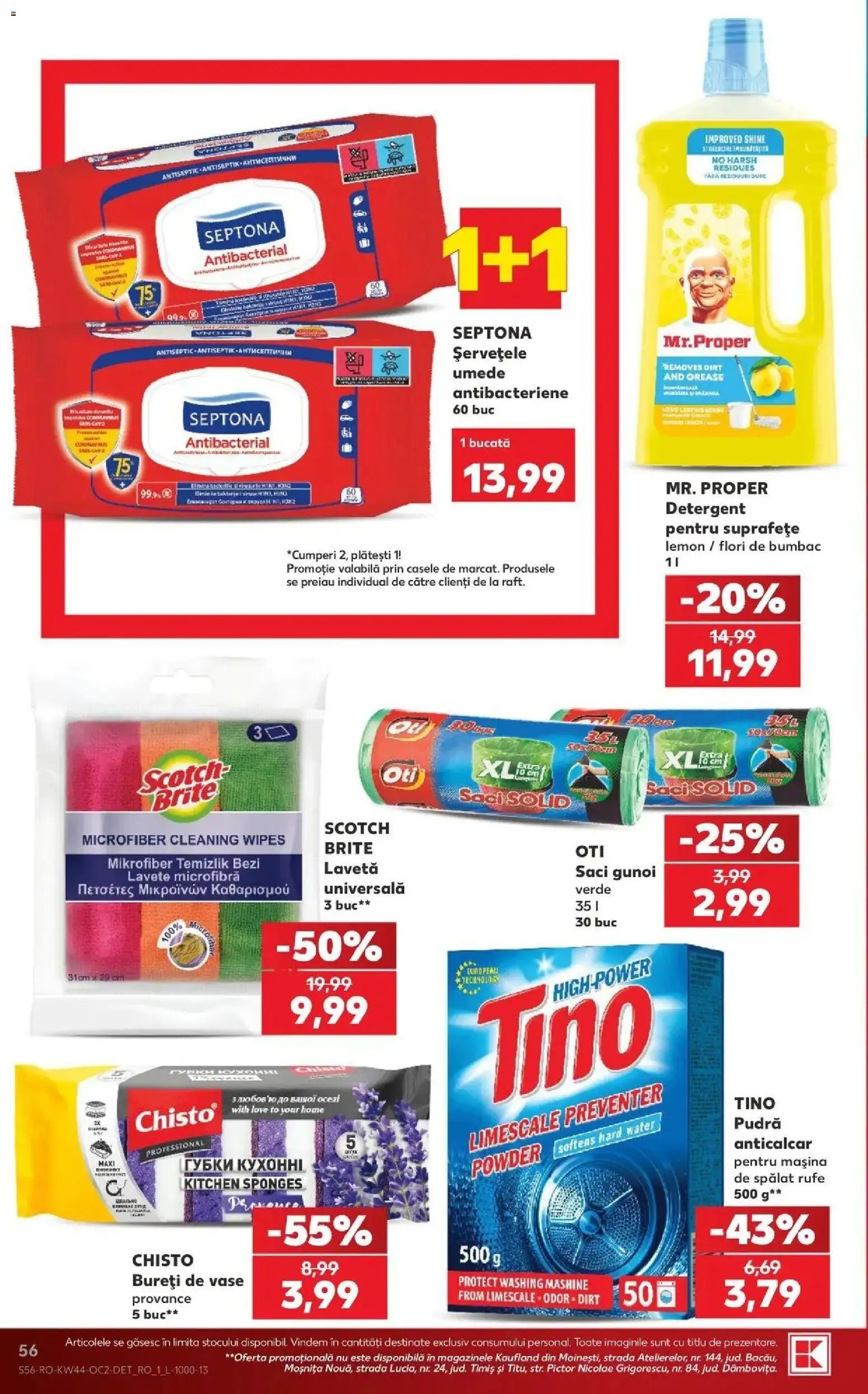 Previzualizarea de cataloage: Kaufland Kaufland Vaslui valabil de la 28.10.2026 - Mașină De Spălat, Flori, Detergent, Solid, Vase, Lavete, Pudră, Detergent pentru Suprafețe
