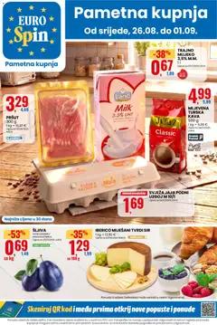 Pregled letka Eurospin Katalog trgovine Eurospin vrijedi od 26.08.2026