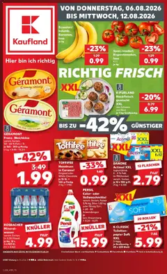 Vorschau von dem Prospekt des Geschäftes Kaufland, gültig ab dem 06.08.2026