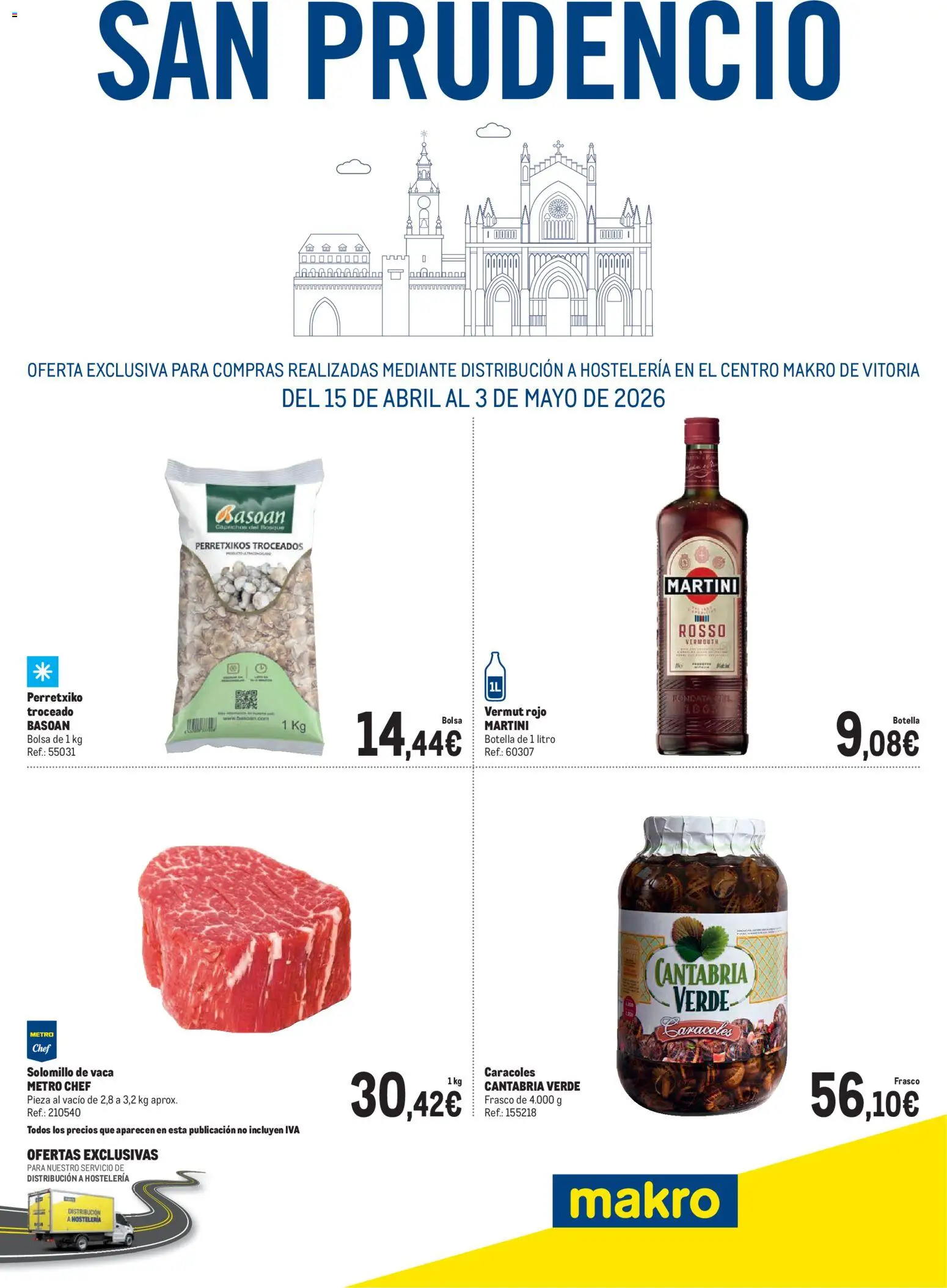 Vista previa del folleto de la tienda Makro válido desde el 15/04/2026 - Bolsa, Vermut, Martini