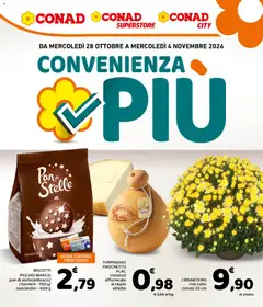 Anteprima dell'opuscolo Conad volantino Convenienza Più Campania dal negozio Conad valido da 28/10/2026