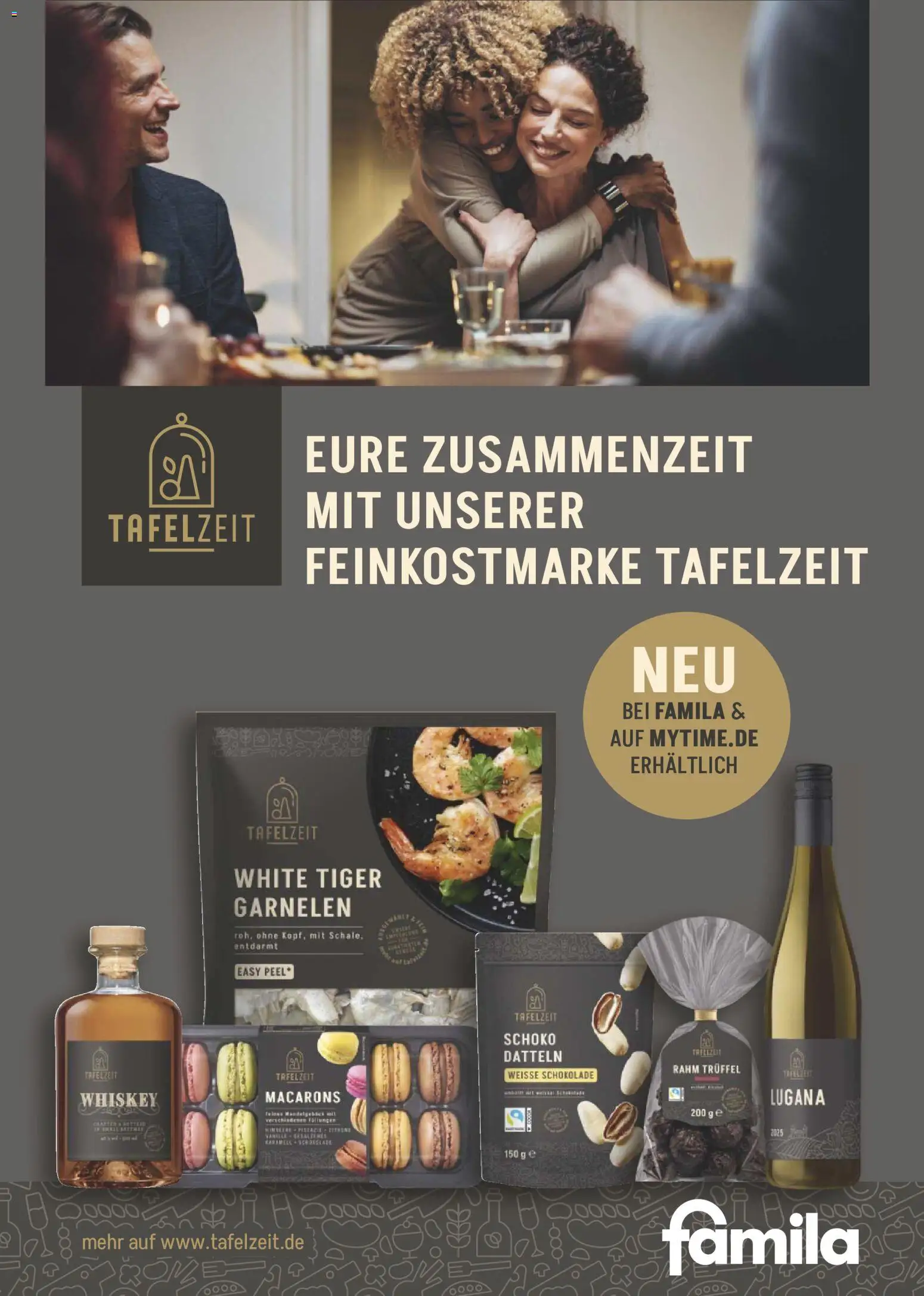 Vorschau von dem Prospekt des Geschäftes Famila Nordwest, gültig ab dem 26.10.2026 - Schokolade, Garnelen, Whiskey, Tiger garnelen