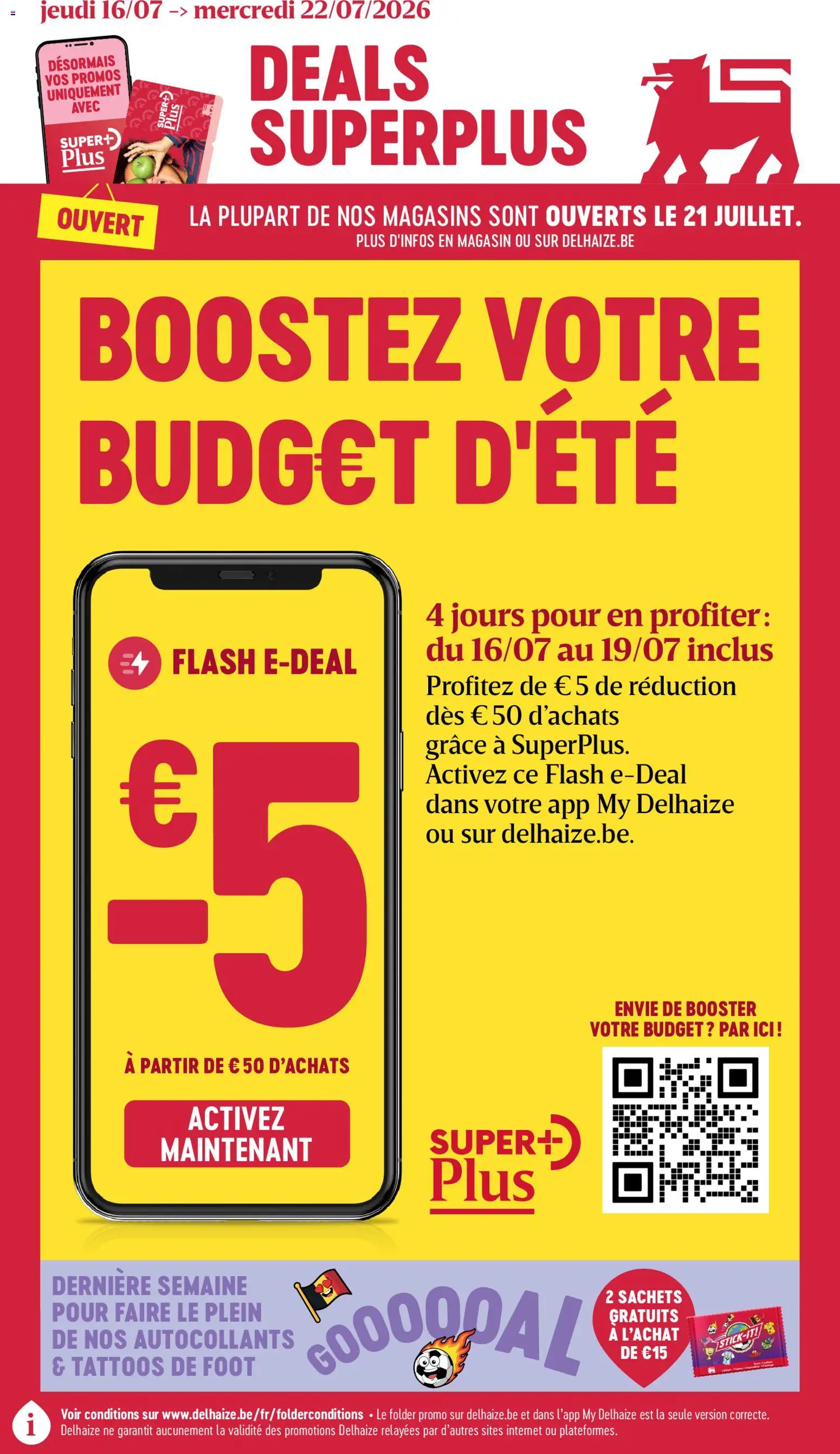 Voorbeeld van Delhaize folder semaine 29 van winkel Delhaize geldig vanaf 16/07/2026
