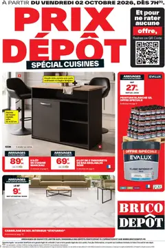 Prévisualisation de Brico Dépôt - Prix dépôt spécial cuisines du magasin Brico Dépôt formulaire valide 02/10/2026