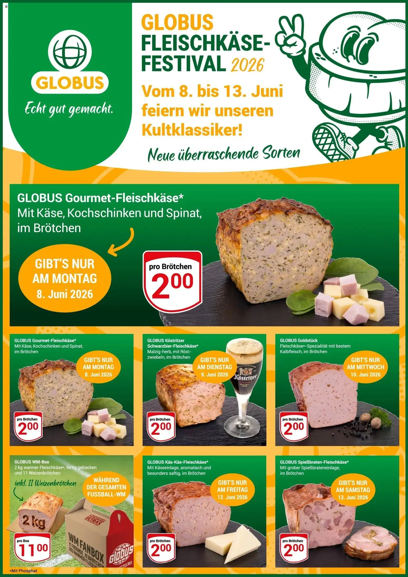 Vorschau von dem Prospekt des Geschäftes Globus, gültig ab dem 08.06.2026