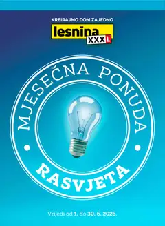 Pregled letka Lesnina Katalog trgovine Lesnina vrijedi od 01.06.2026