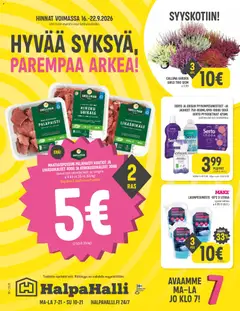 Kaupan Halpa Halli Halpa Halli tarjoukset esikatselu, voimassa 16/09/2026