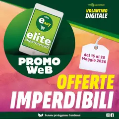 Anteprima dell'opuscolo Elite Supermercati volantino Promo Web dal negozio Elite Supermercati valido da 15/05/2026