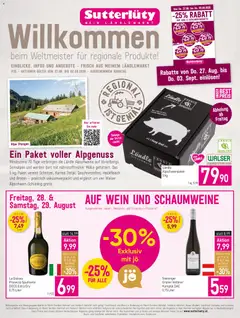 Vorschau der Angebote: Sutterlüty Sutterlüty Flugblatt gültig ab 27.08.2026