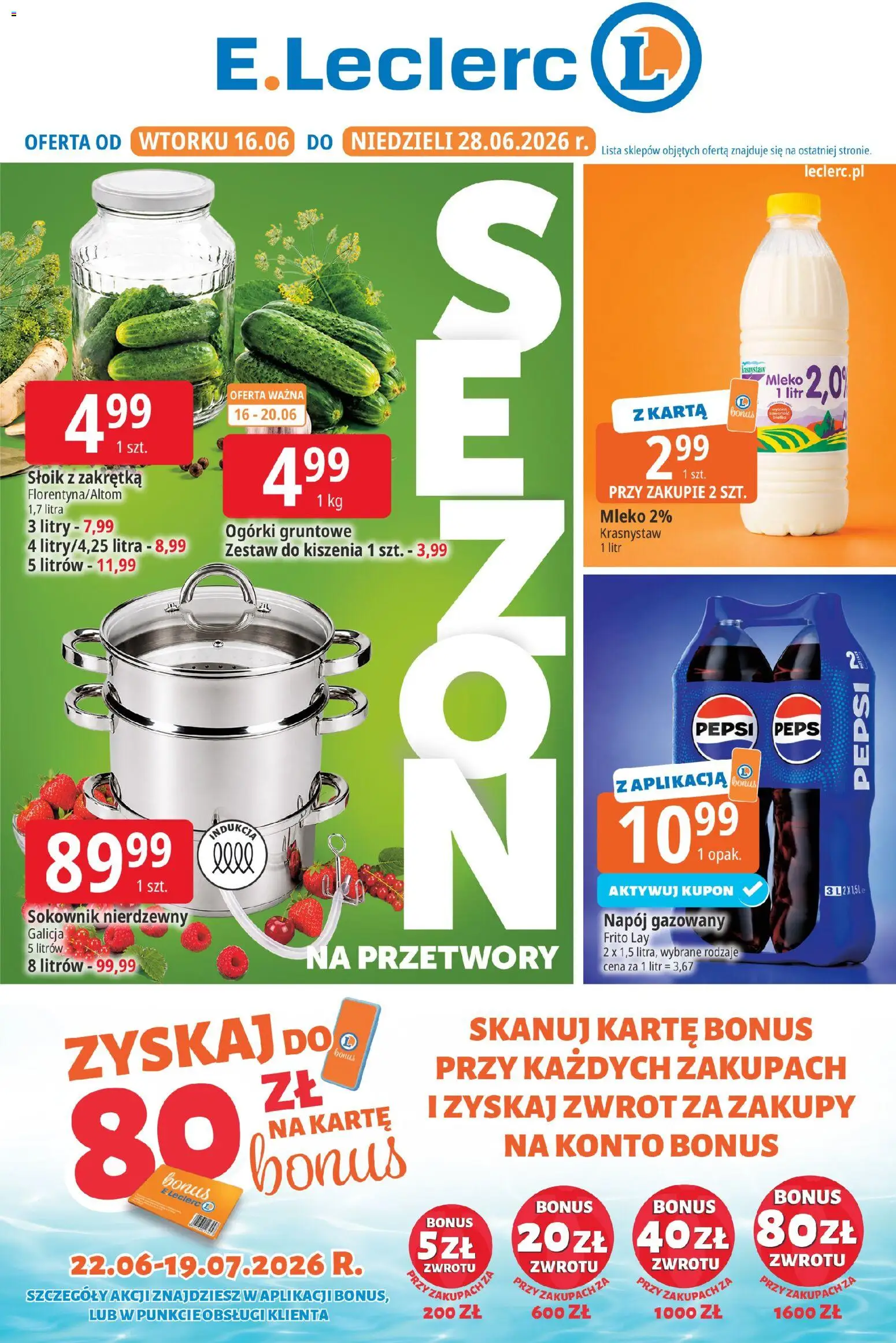 Pogląd gazetki "E.Leclerc gazetka - Radom" ze sklepu E.Leclerc ważnej od 16.06.2026
