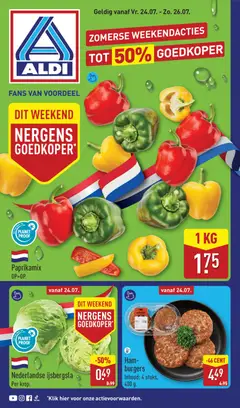 Voorbeeld van Aldi folder - Weekendfolder van winkel Aldi geldig vanaf 24-07-2026