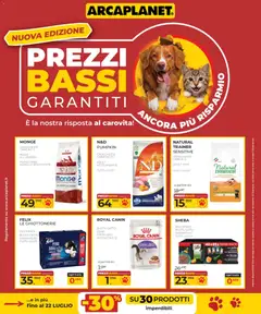 Anteprima dell'opuscolo Arcaplanet volantino dal negozio Arcaplanet valido da 02/07/2026