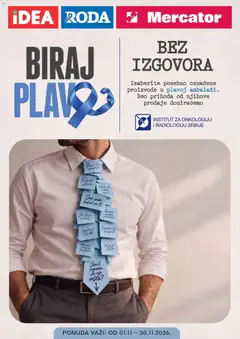 Pregled Roda kataloga - važi od 01.11.2026