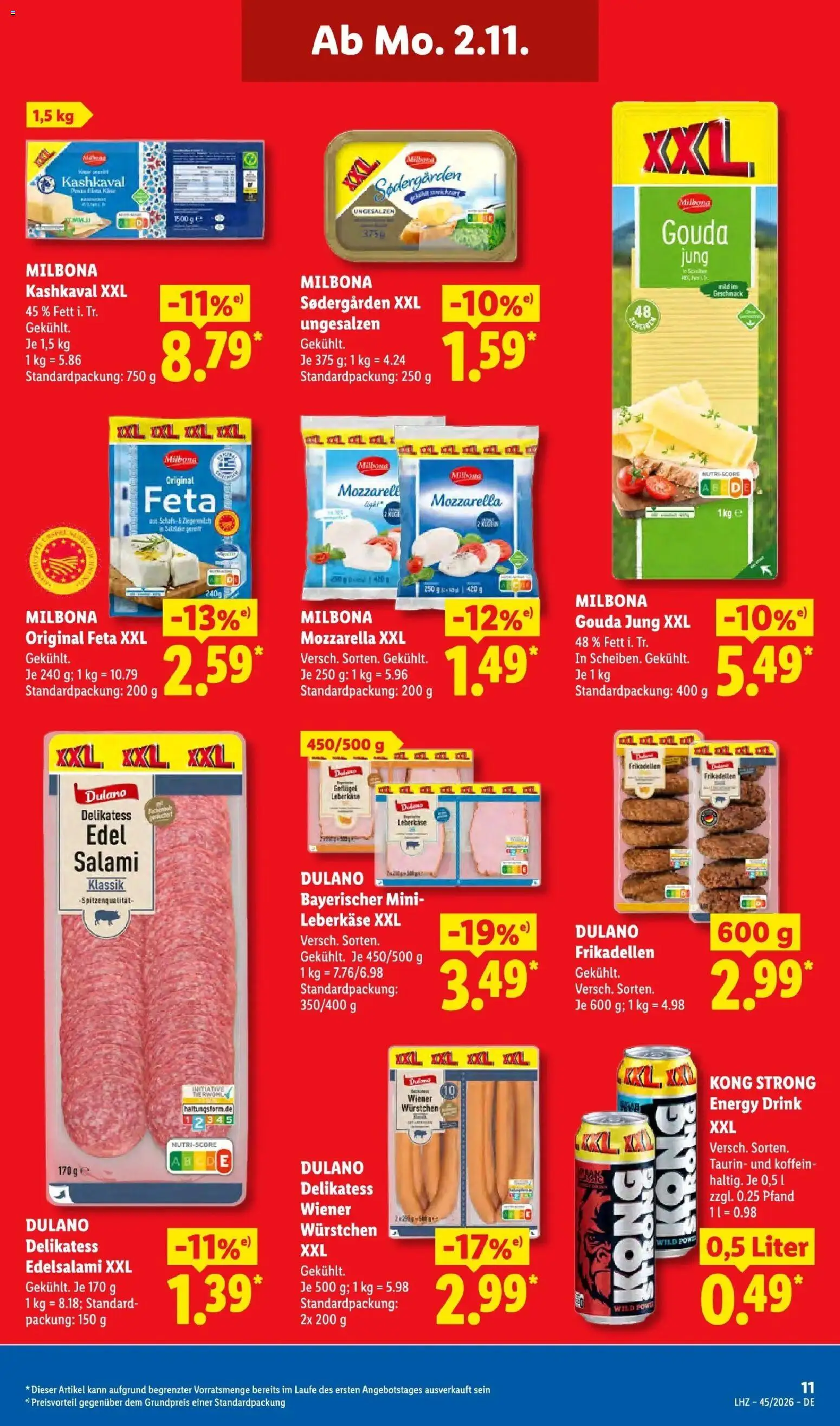 Vorschau von dem Prospekt des Geschäftes Lidl, gültig ab dem 02.11.2026
