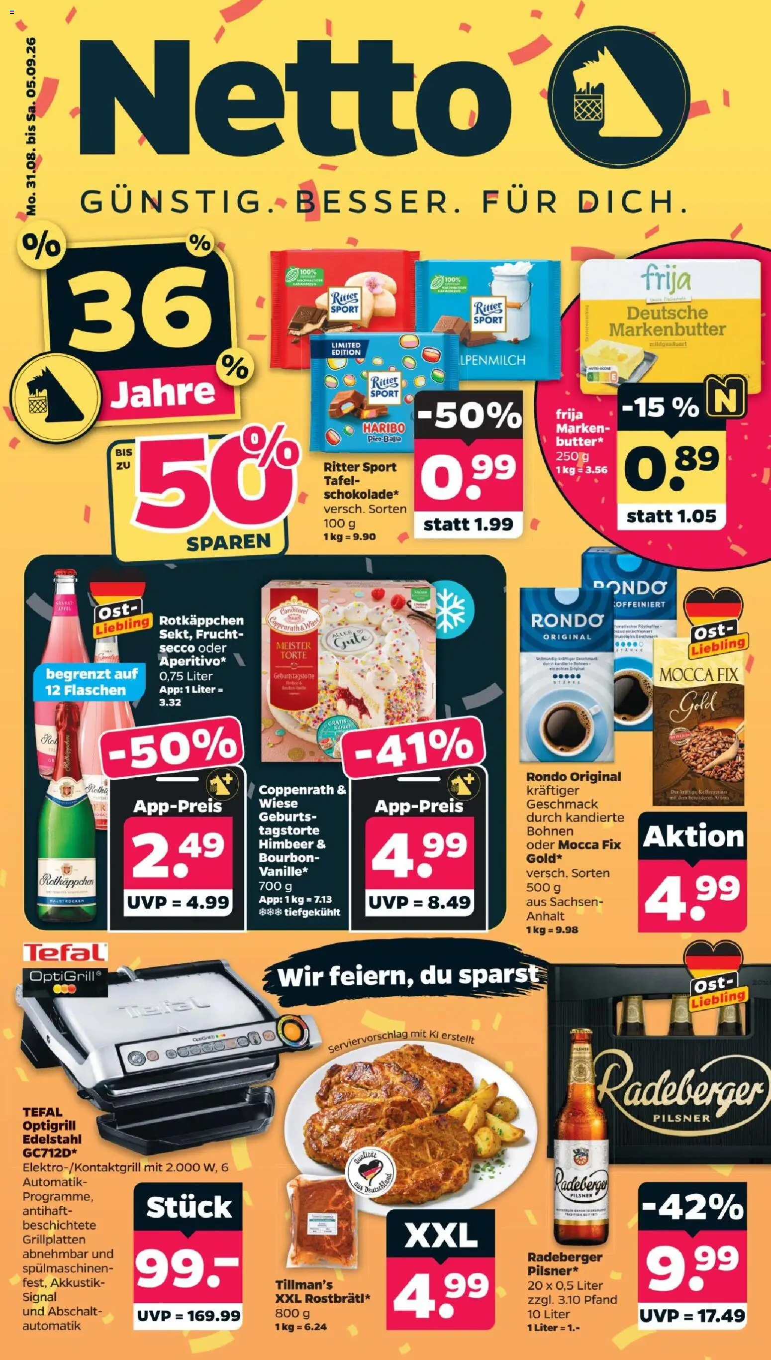 Vorschau von dem Prospekt des Geschäftes Netto, gültig ab dem 31.08.2026