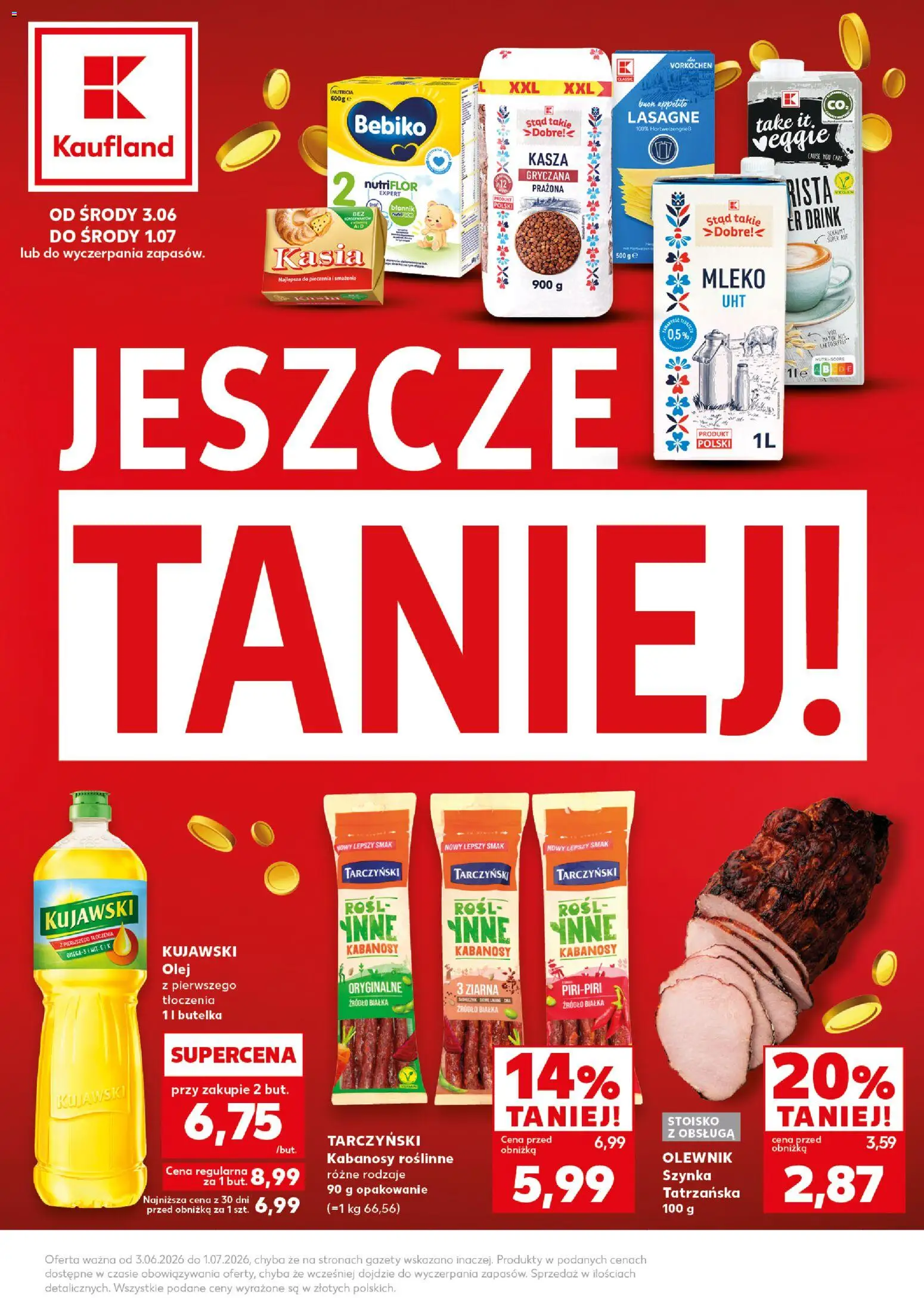Náhled nabídky: Kaufland Polsko Kaufland Polsko leták - Jeszcze taniej platný od 03.06.2026