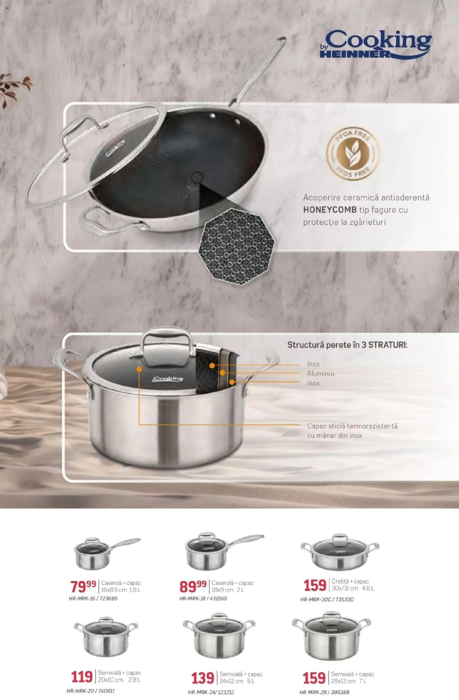 Previzualizarea de cataloage: Selgros Selgros Catalog Heinner valabil de la 16.10.2026 - Tip, Caserola, Cratiță, Mâner