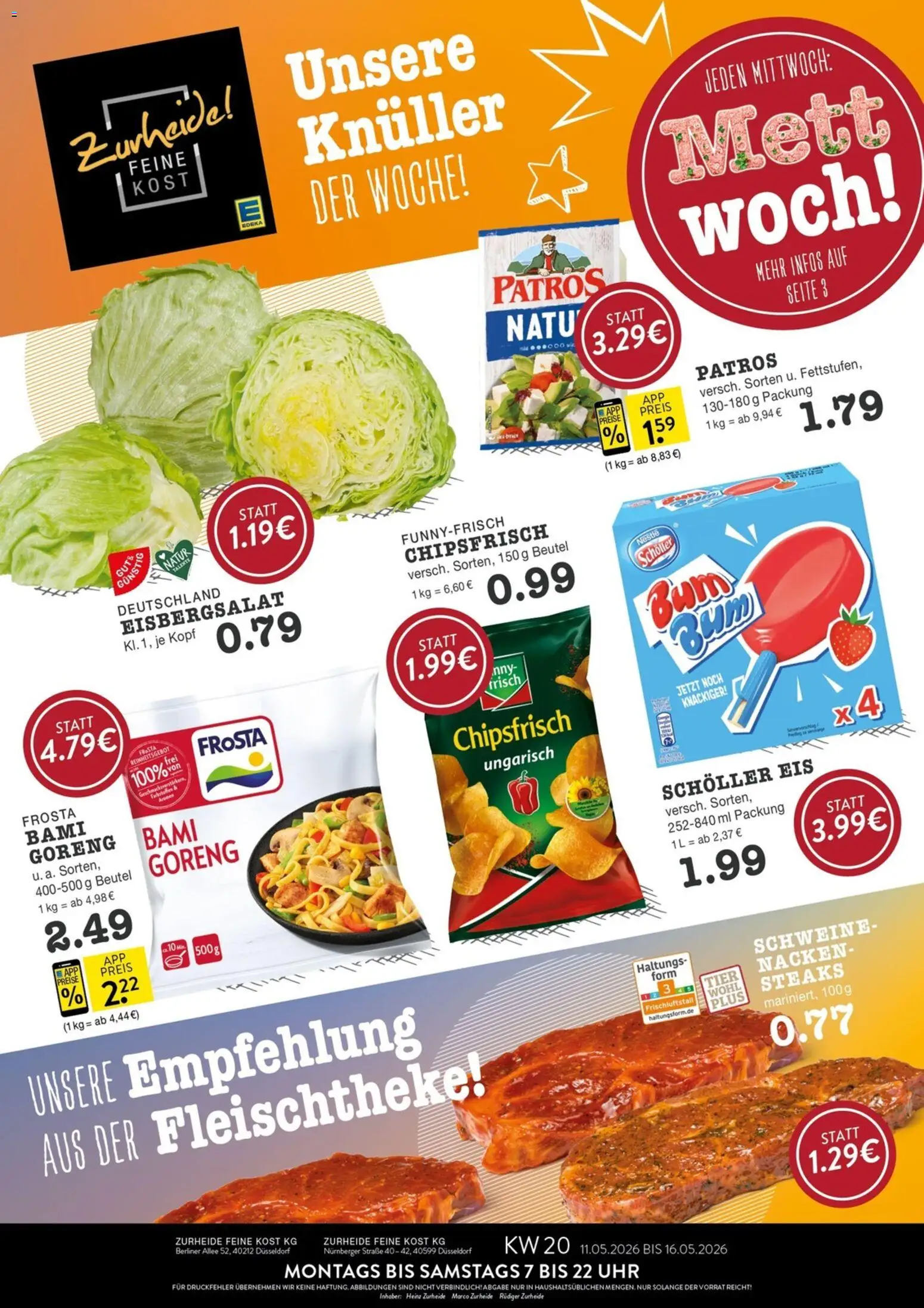 Vorschau von dem Prospekt des Geschäftes Edeka Zurheide, gültig ab dem 11.05.2026