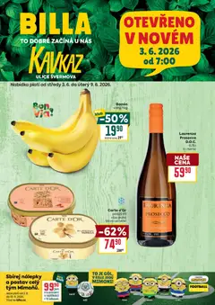 Náhled nabídky: Billa Billa leták - Kavkaz platný od 03.06.2026