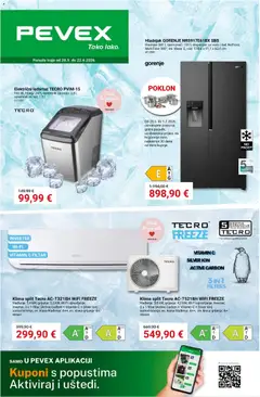 Pregled letka Pevex Ponuda trgovine Pevex vrijedi od 28.05.2026