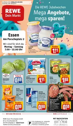 Vorschau von dem Prospekt des Geschäftes Rewe, gültig ab dem 21.09.2026