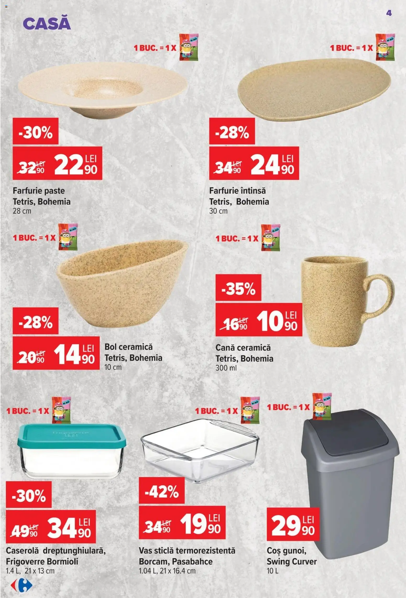 Previzualizarea de cataloage: Carrefour Carrefour Catalog Nonfood valabil de la 14.10.2026 - Coș, Paste, Bol, Caserola, Farfurie