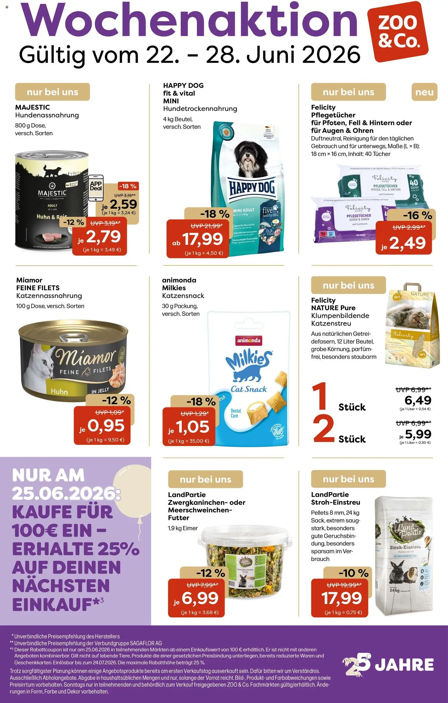 Vorschau von dem Prospekt des Geschäftes Zoo & co, gültig ab dem 22.06.2026
