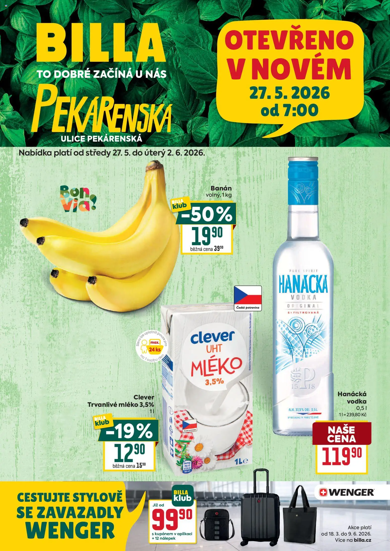 Náhled nabídky: Billa Billa leták - České Budějovice platný od 27.05.2026