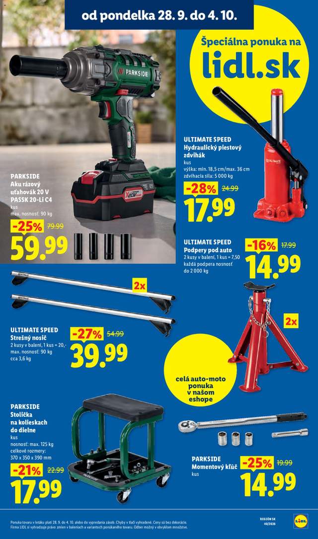 Nový Lidl leták od 28.09.