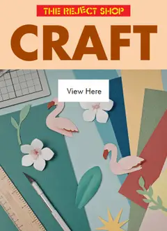 Preview of catalogue The Reject Shop Catalogue - Craft from shop The Reject Shop valid 21/05/2026