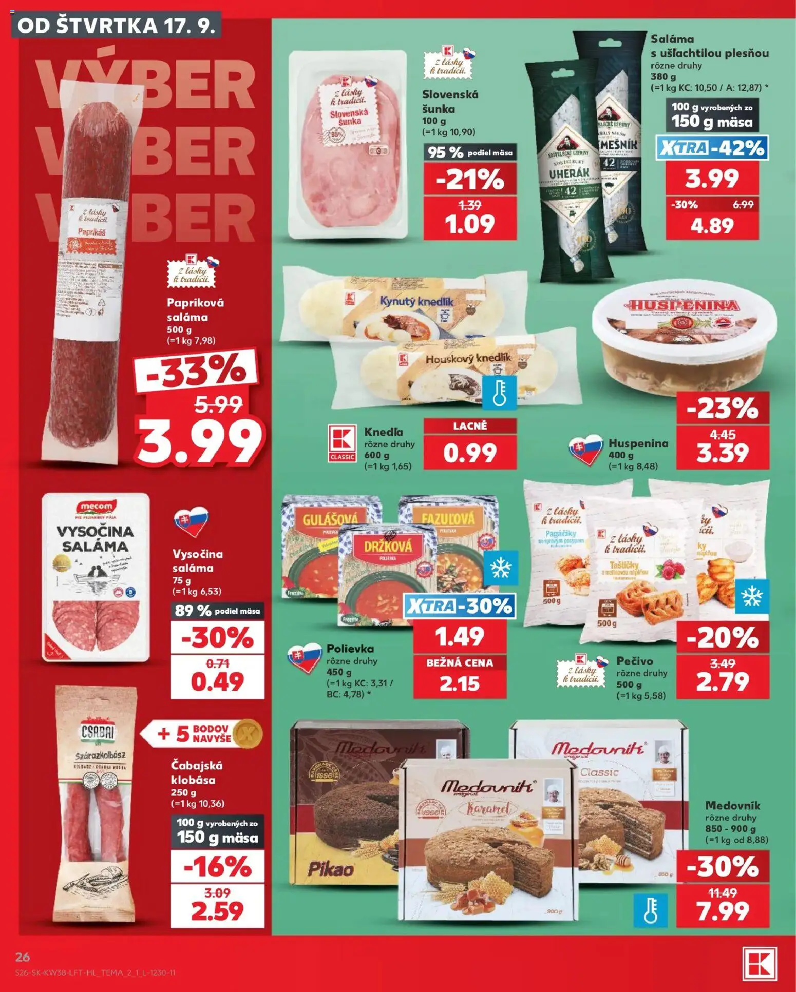 Náhľad Kaufland letáku platného od 17.09.2026