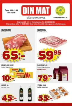 Förhandsgranska reklamblad Din Mat erbjudanden från butik Din Mat gäller från 24/08/2026
