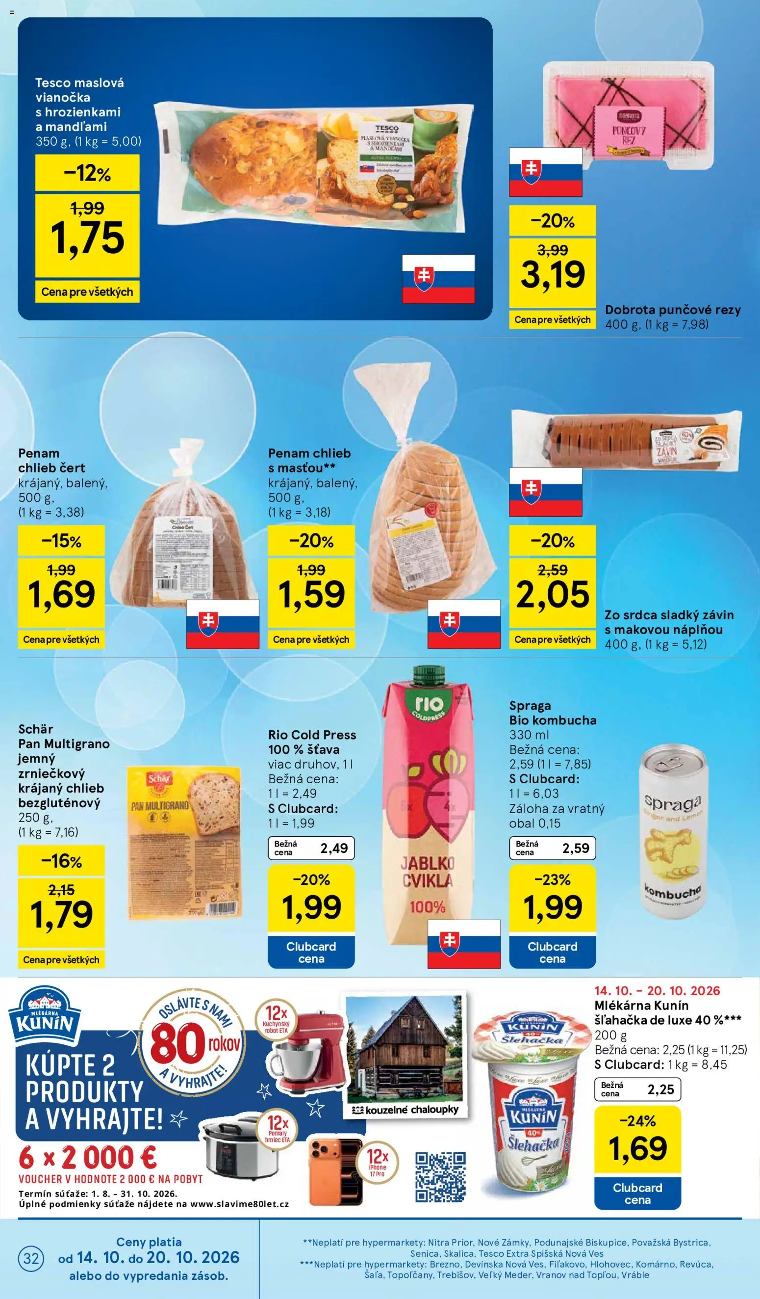 Náhľad Tesco letáku platného od 14.10.2026