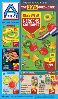 Voorbeeld van Aldi folder week 21 van winkel Aldi geldig vanaf 18-05-2026