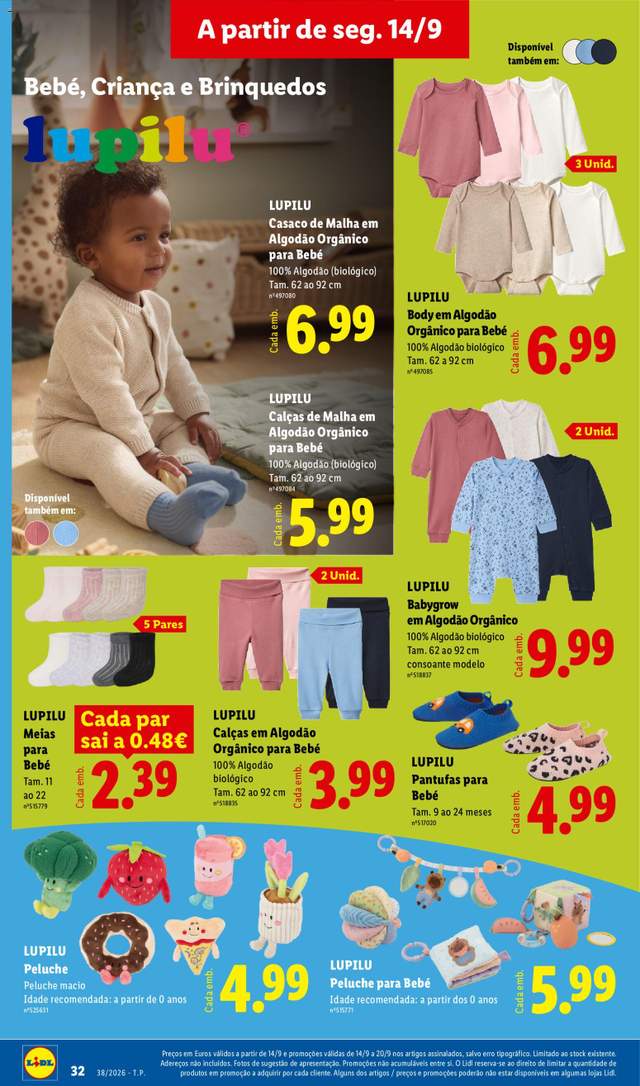 Novo folheto Lidl a partir de 14/09