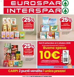 Anteprima dell'opuscolo Eurospar volantino Carpi dal negozio Eurospar valido da 24/09/2026