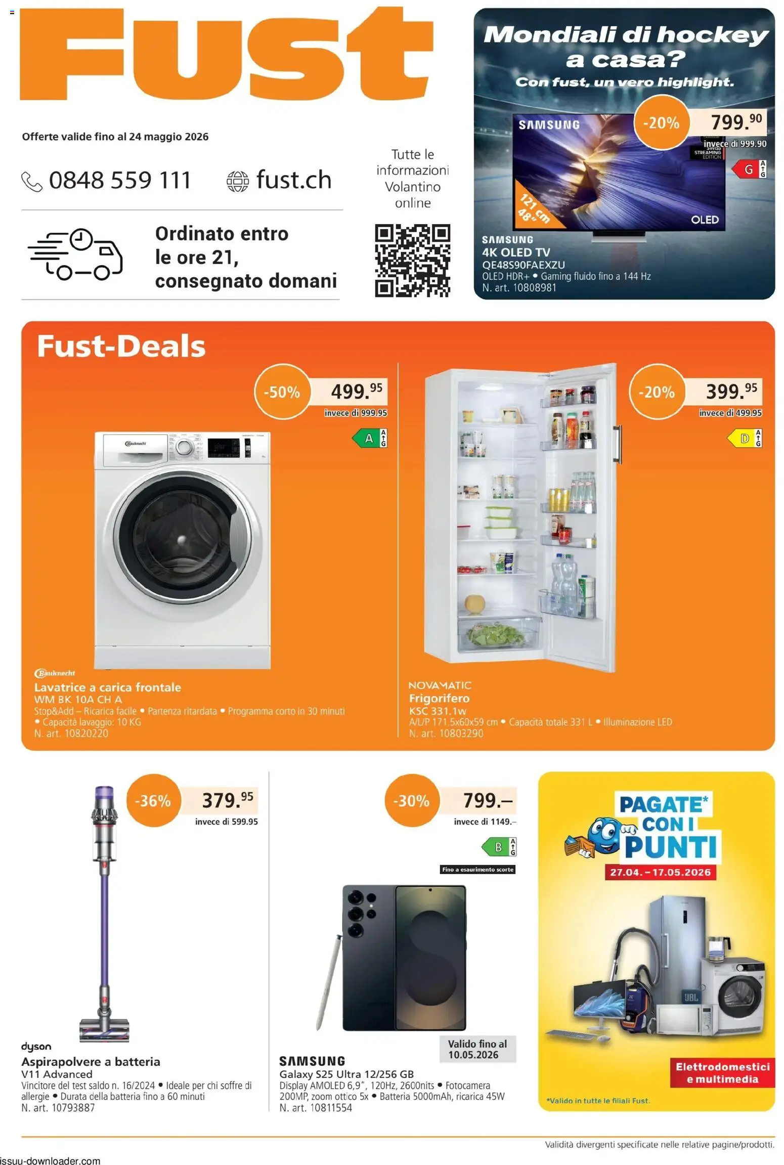 Vorschau des Merkblatts Fust aktionen IT vom Shop Fust gültig von 01.05.2026 bis 24.05.2026