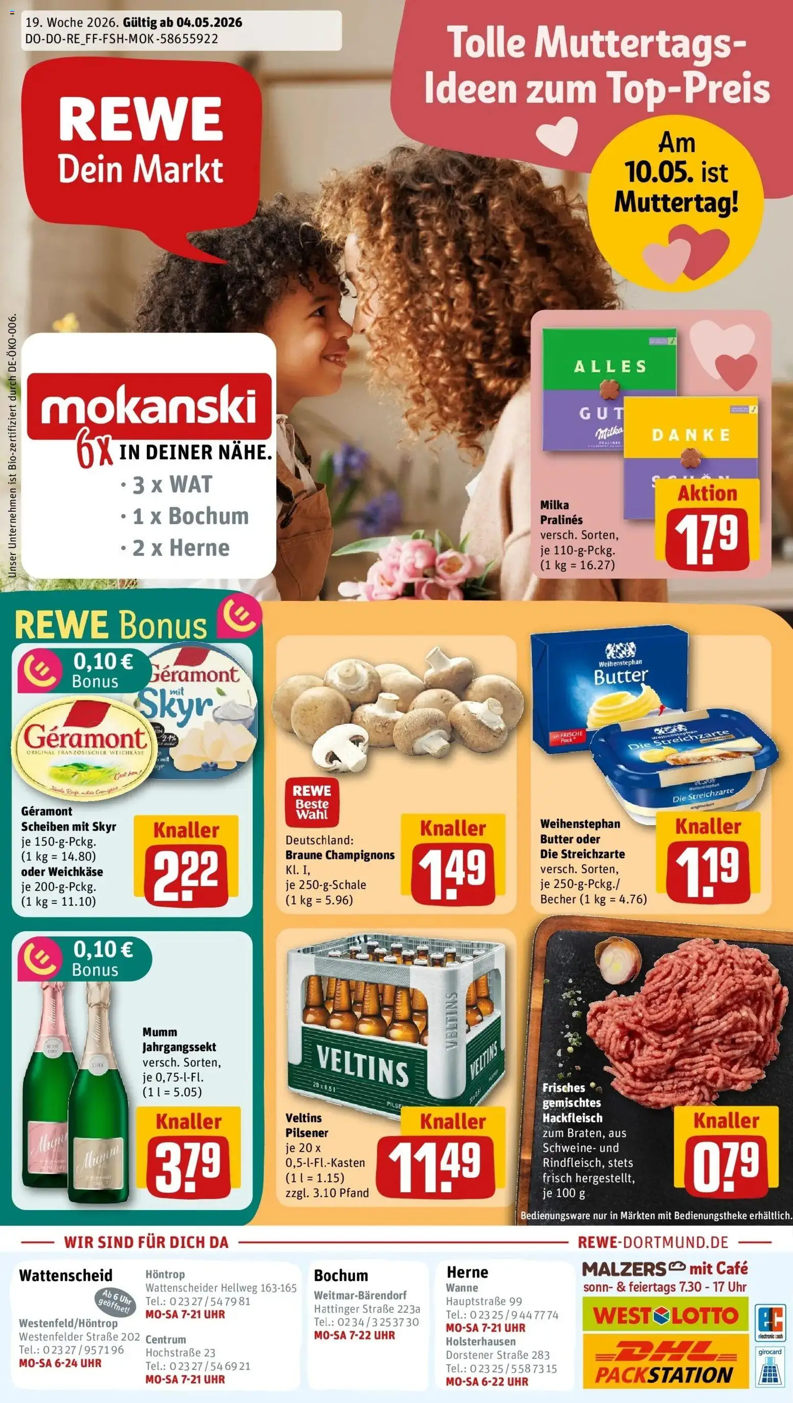 Vorschau von dem Prospekt des Geschäftes Rewe, gültig ab dem 04.05.2026