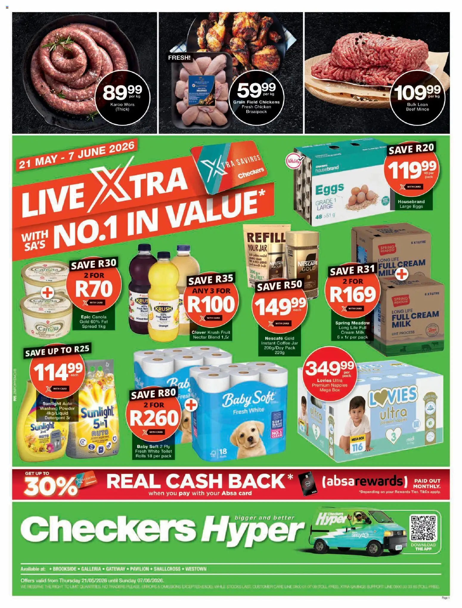 Preview of Checkers flyer valid from 21/05/2026