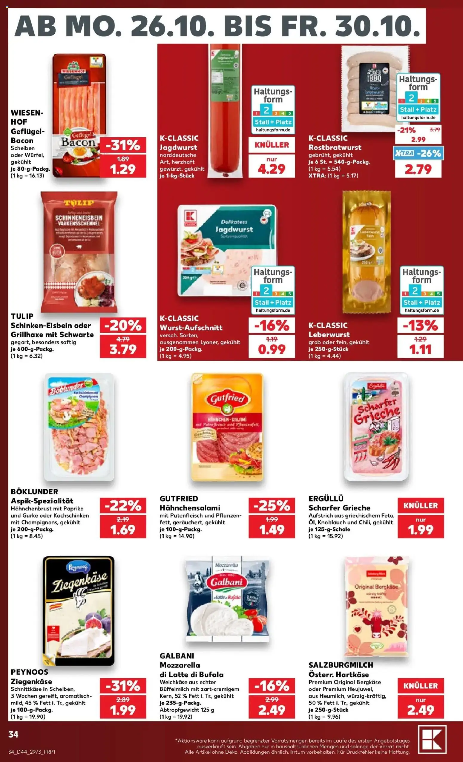 Vorschau von dem Prospekt des Geschäftes Kaufland, gültig ab dem 26.10.2026
