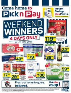 Preview of Pick n Pay flyer valid from 14/05/2026