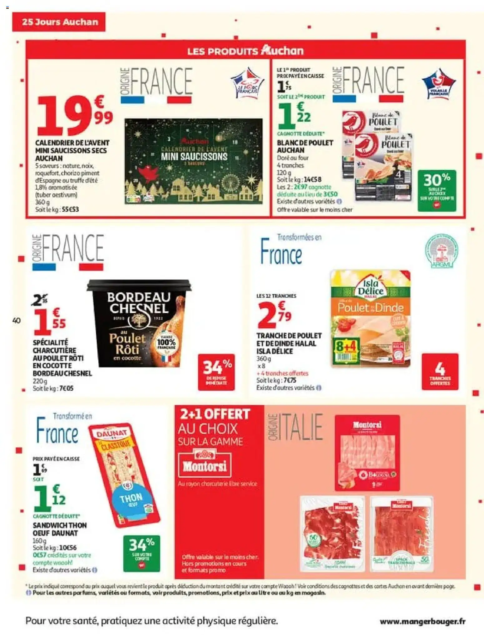 Prévisualisation de Auchan 25 jours 2 hypers du magasin Auchan formulaire valide 03/11/2026
