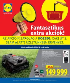 Lidl - Lidl Kőszeg megtekintése, amely érvényes 2026.10.08.-től