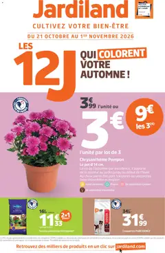 Prévisualisation de Jardiland catalogue du magasin Jardiland formulaire valide 21/10/2026