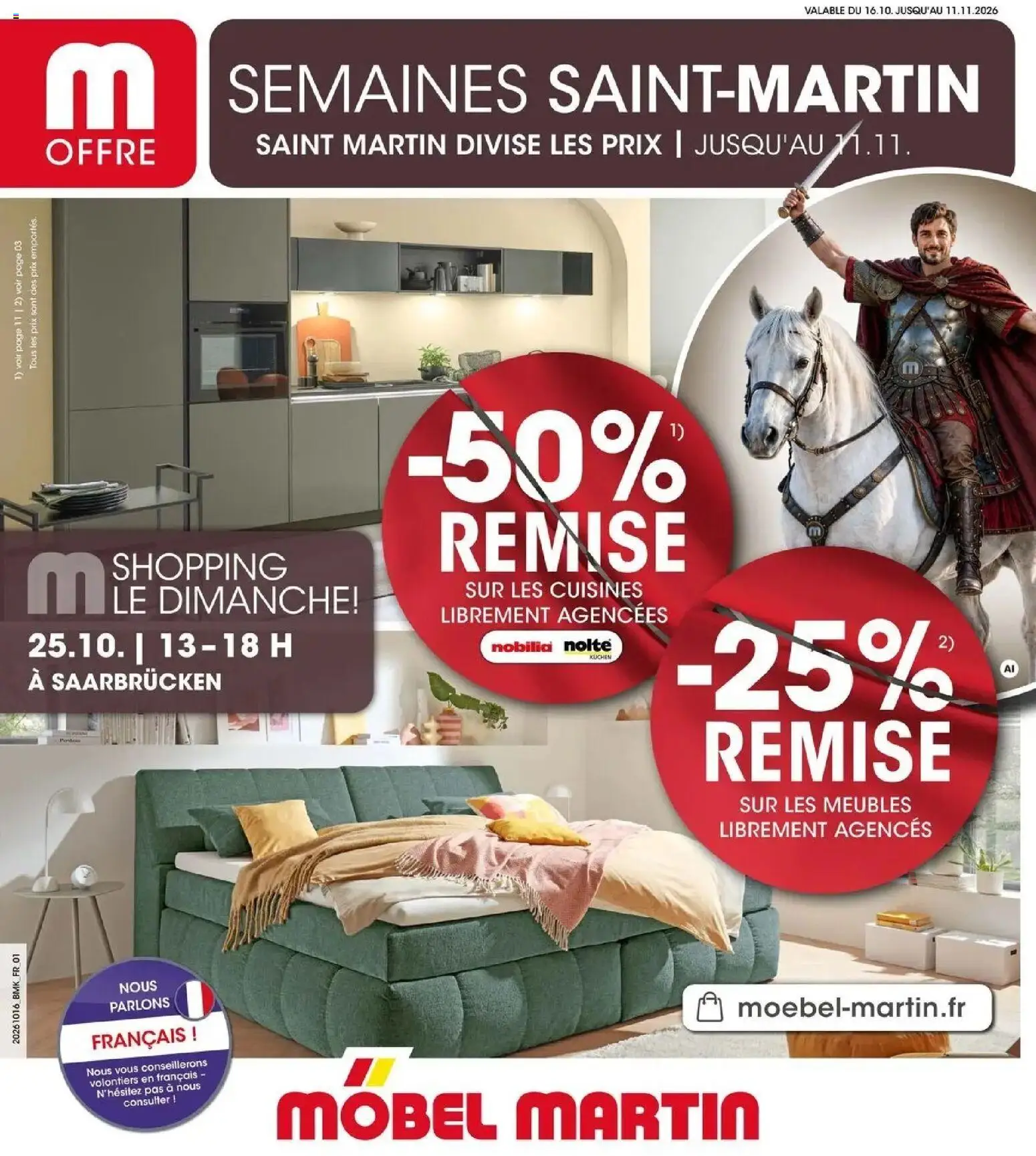 Prévisualisation de Möbel Martin: Offres hebdomadaires du magasin Möbel Martin formulaire valide 16/10/2026
