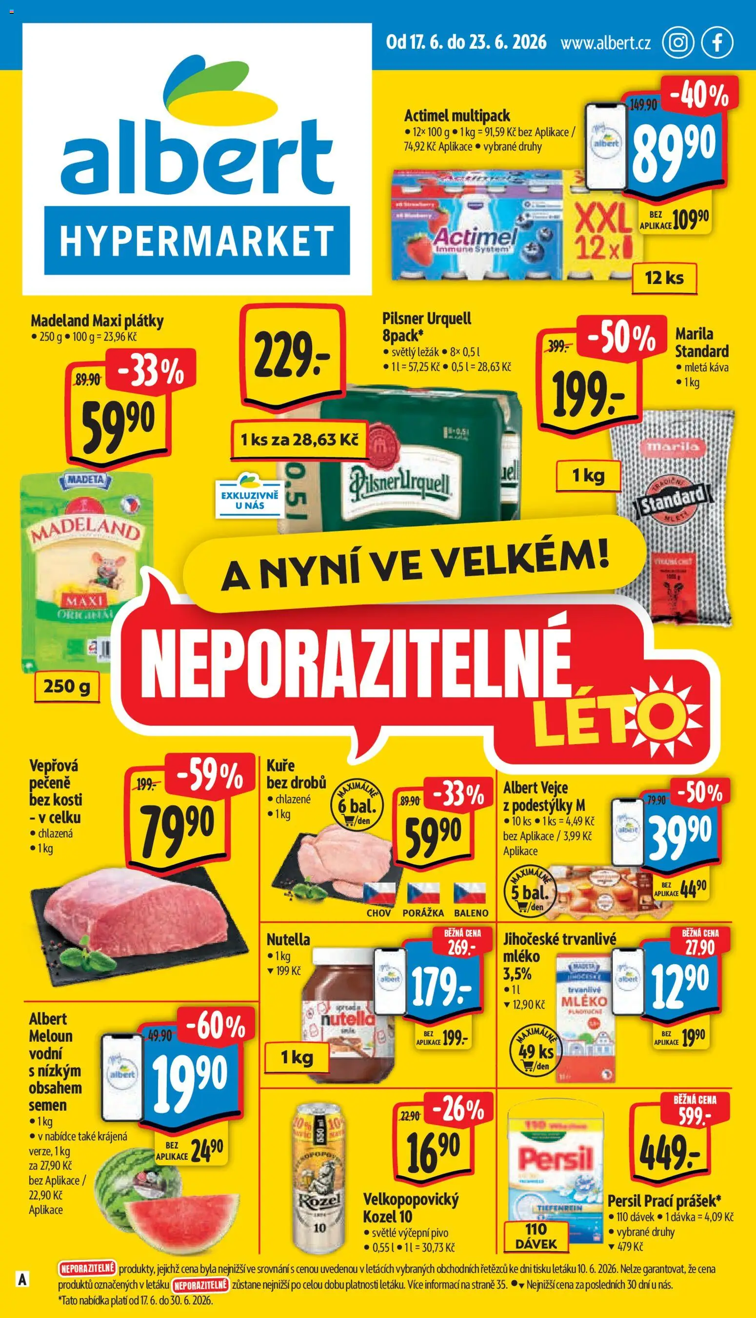 Náhled nabídky: Albert Albert leták - Hypermarket platný od 17.06.2026