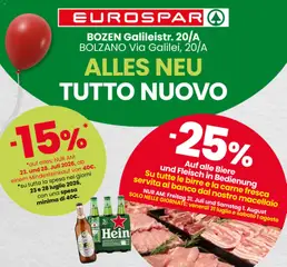 Anteprima dell'opuscolo Eurospar volantino Nuovo Bolzano dal negozio Eurospar valido da 23/07/2026