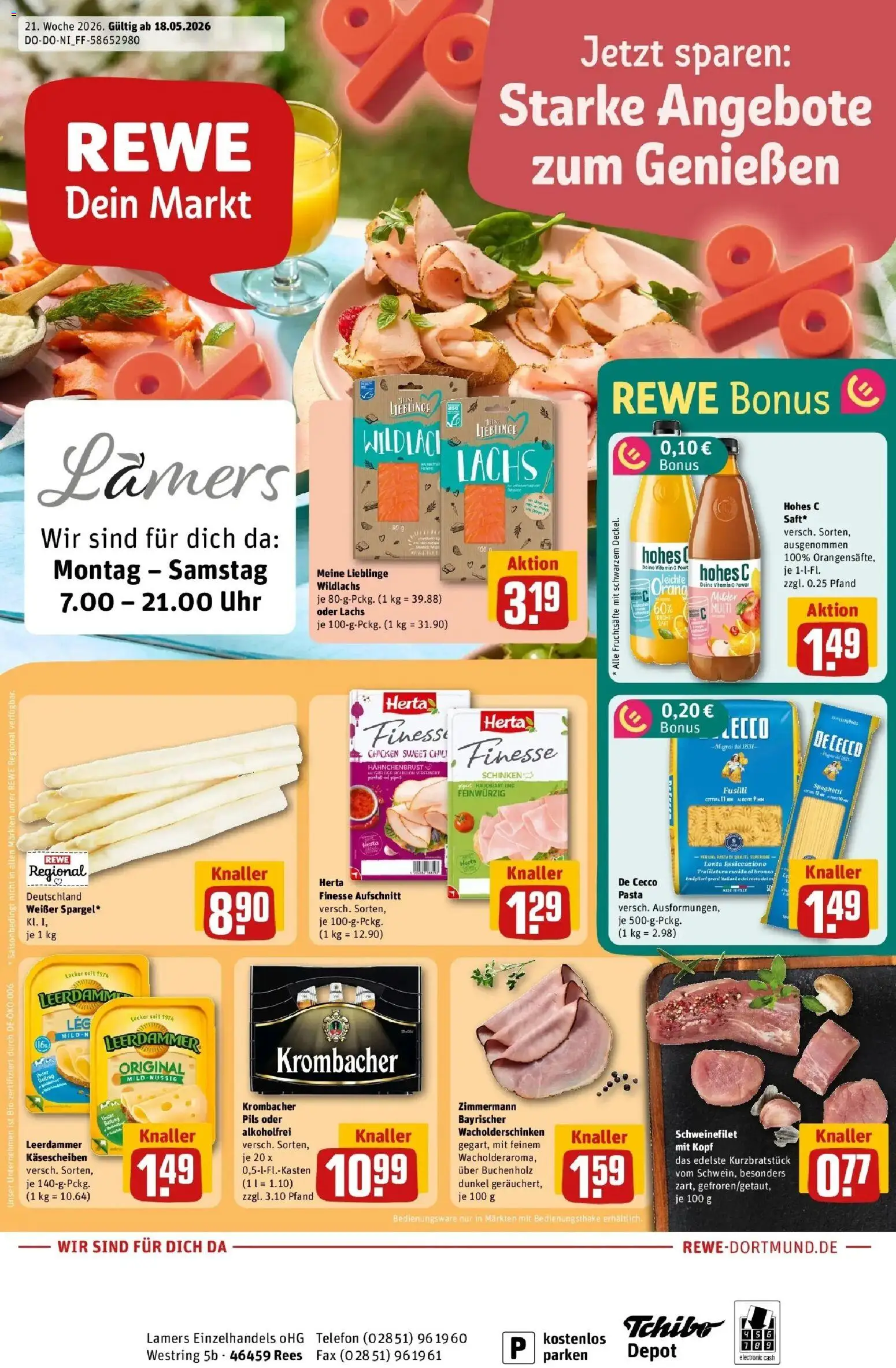 Vorschau von dem Prospekt des Geschäftes Rewe, gültig ab dem 17.05.2026